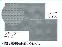 静電気対策品>静電気対策クッションマット・ソフマット-D